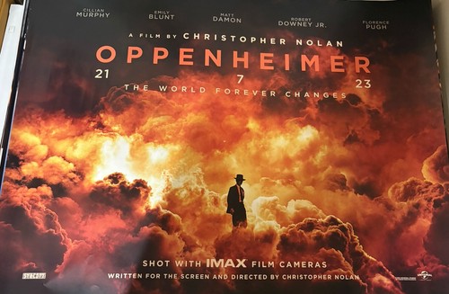 Oppenheimer quad poster - quad, uk