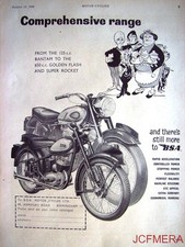 1960 Motor Cycle ADVERT -