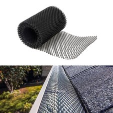 6/8m Black Plastic Gutter Leaf
