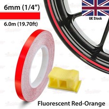 6mm 1/4" PIN STRIPE Car Motorcycle Wheel Rim TAPE Decal Vinyl Stickers with Tool