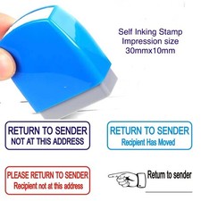 "Return to sender Not at this
