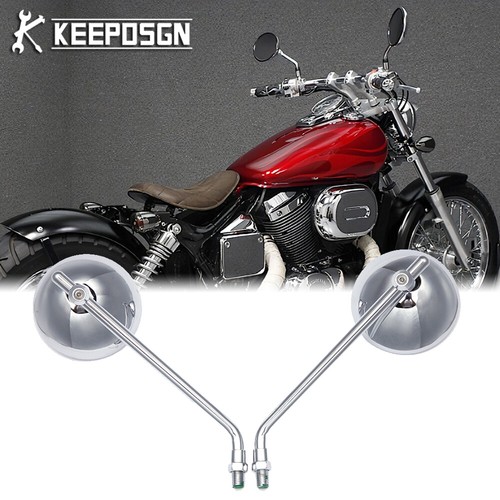 Pair chrome side mirrors - pair,