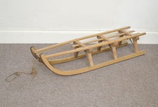 Vintage old wooden sleigh