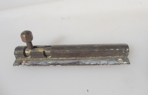 Antique brass door lock - antique,