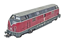 Lima HO DB Loco 221 149-8 Maroon & Grey Extra Weighted Top Body Lose Tested Run.