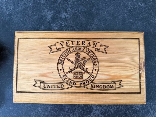 Hand crafted and engraved army - hand,