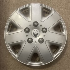 1x Renault Branded 14" Wheel Trim/Hub Cap Wheel Cover,WD-CKC-14+Ties F/P Used
