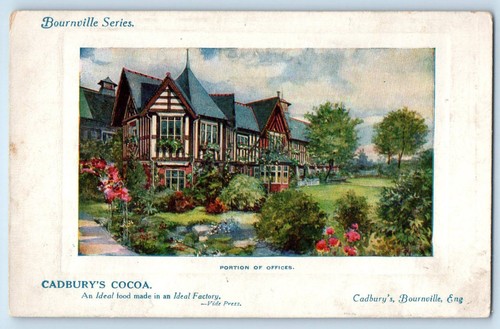 Bournville england postcard - bournville,