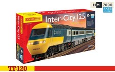 InterCity 125 High Speed Train w/ Sound Hornby Railway Track Set 1:120 Scale