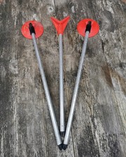 2 Octoplus 20Inch Fishing Box Legs Mud Feet & Rod Rest Coarse Match Fishing 