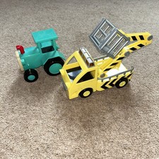 Bob The Builder Vehicles bundle Flex The Cherry Picker & Rumble The Tractor
