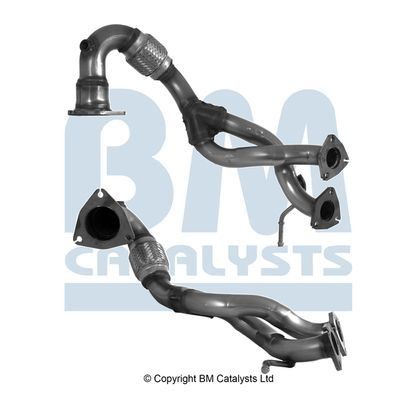 Front exhaust down pipe - front,