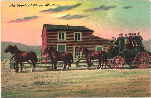 Montana overland stage - montana,
