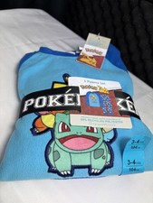 Pokemon Pikachu Pyjamas for Boys Girls Long Sleeve Pjs Winter Warm PRIMARK NEW