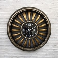 Aeroplane Engine Clock Large