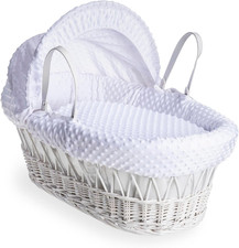 , Dimple Wicker Moses Basket