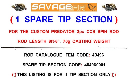 Spare tip section for - 1, savage