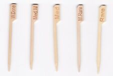 Bamboo Steak Markers Pick Gun