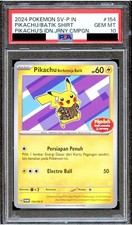 PSA 10 Pikachu Batik 154/SV-P