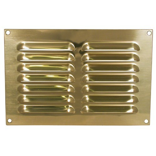 Brass louvre vent 6 - x, 6"