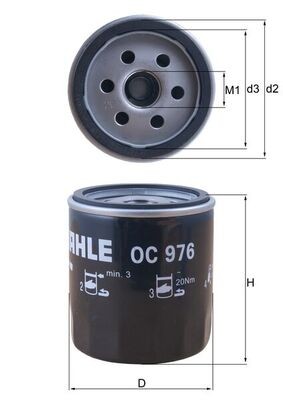 976 knecht oil - oc, filter