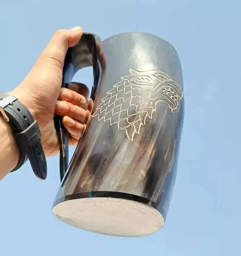 Viking tankard drinking horn - viking,