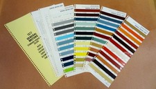 1977 GM Paint Chip Chart Chevy Corvette Camaro Pontiac Trans Am Formula Cadillac