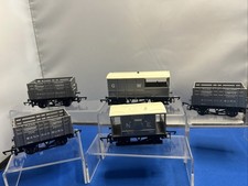 Hornby R101 3x Plean Colliery Bannockburn Wagons 2x Brake Van GW & NE Untested