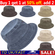 Stonewashed Cotton Bucket hat