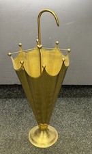 Vintage brass umbrella stand - brass,