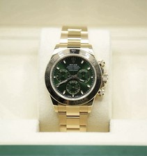 Rolex daytona gold - rolex, green