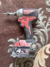 Milwaukee M18 Brushless Impact Driver + 4.0Ah Battery (No Charger) Used, Working