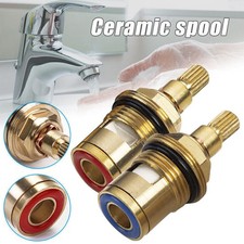 20 Teeth 1/2Inch Replacement Tap Valve Brass Ceramic Disc Insert Gland Cartridge