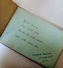 Vintage Autograph  Book c1950s