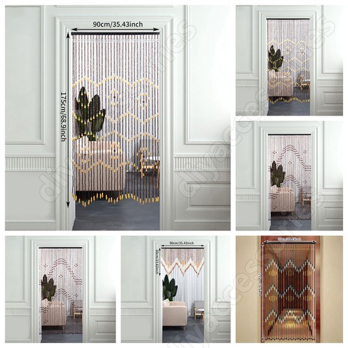 Wooden beaded bamboo - beaded, door