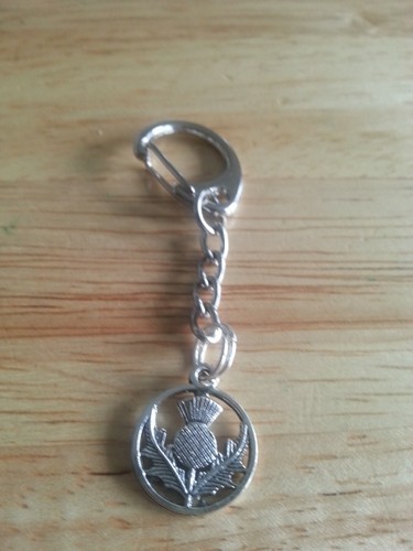 Scottish thistle keyring - thistle,