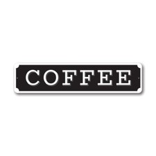 Coffee Farmhouse Sign, Barn