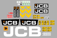 JCB JS 200 Decals Stickers