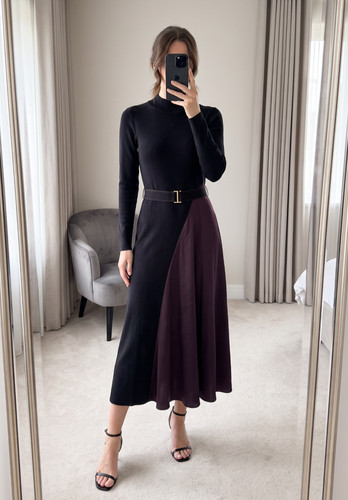 Reiss misty black burgundy - misty,