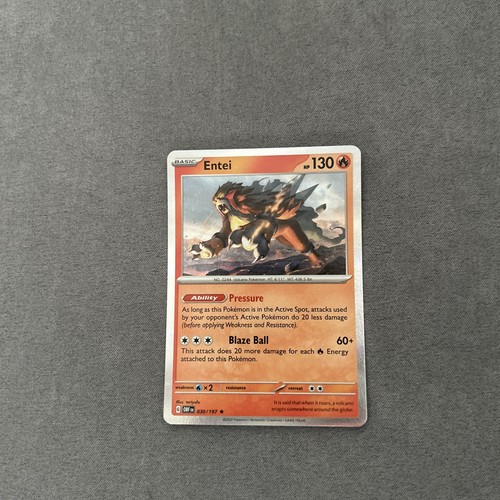 Entei 197 obsidian flames - 30/197,