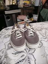 Vans Winston Women’s Grey Skate Low Shoes Canvas Lace Up Uk Size 6  