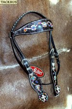 Horse show bridle western - show,