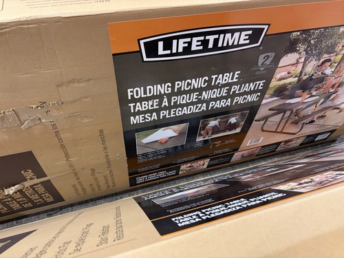Lifetime folding picnic table - lifetime.,