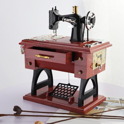 Sewing machine music box - sewing,