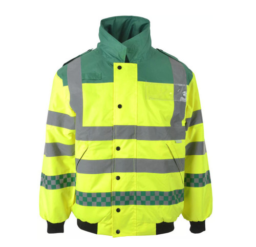 Paramedic vis padded bomber - hi,