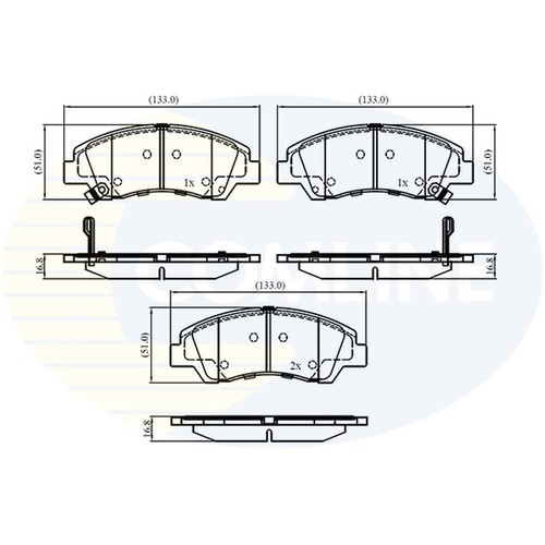 Brake pads set - brake,