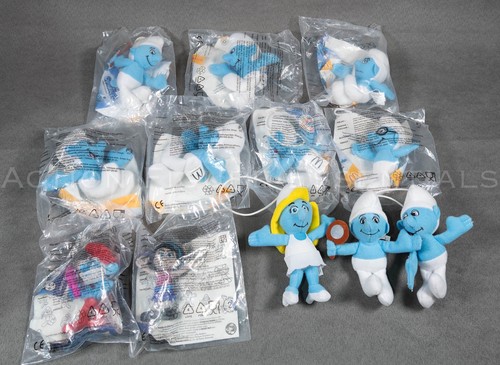 Smurfs plush toy bundle - smurfs,