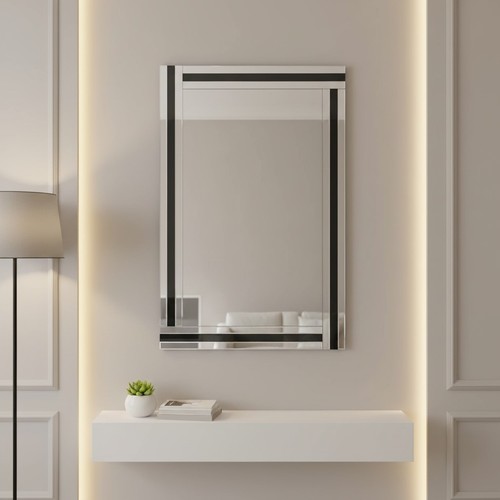 Triple stripes wall mirror - triple,