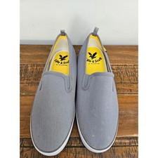 Lyle & Scott Mens Grey Canvas