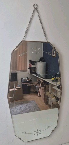 Vintage frameless wall - wall, mirror